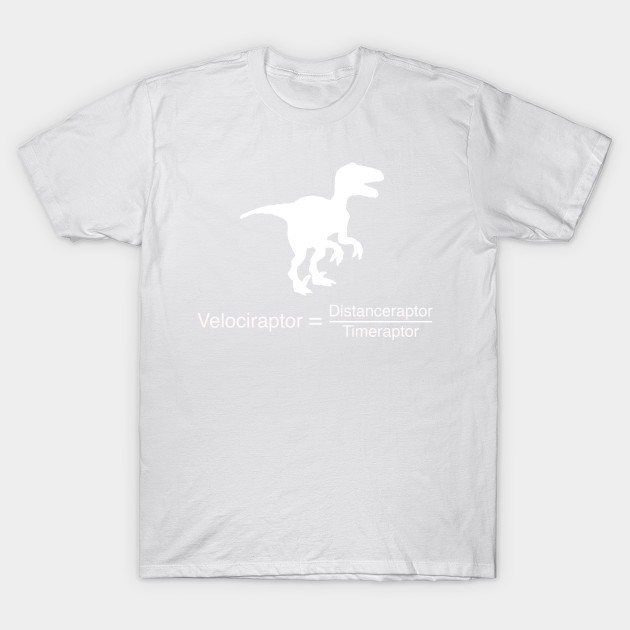 Velociraptor funny equation T-Shirt-TOZ